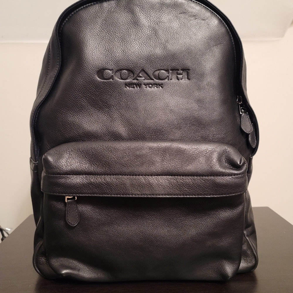 COACH Men's Leather Backpack